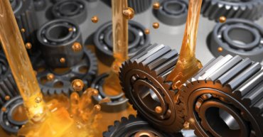 Lubricant And Gears 3d Rendering
